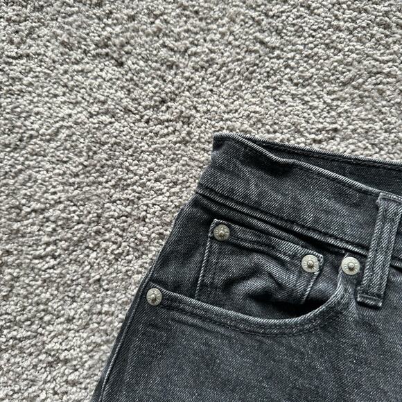 Abercrombie Ultra High Rise Ankle Straight Jeans - Picture 2 of 7